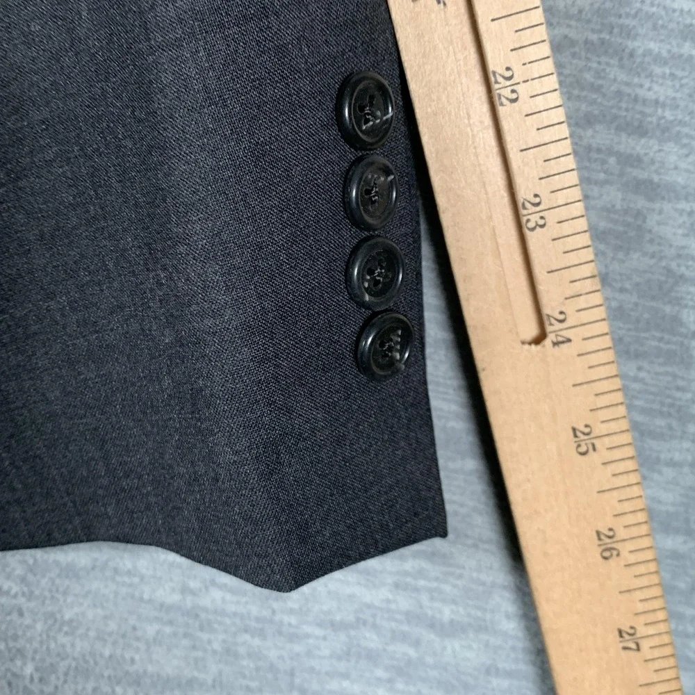Brooks Brothers Suit Jacket‎ Mens 40 Regular Gray Wool 2 Button Blazer Made USA